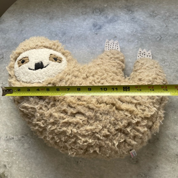 Urban Outfitters Furry Sloth Pillow - Picture 9 of 11